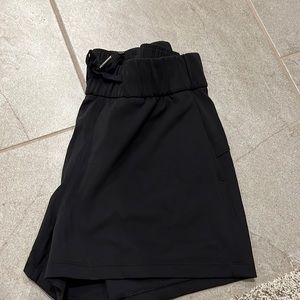 Black size 4 lulu lemon shorts